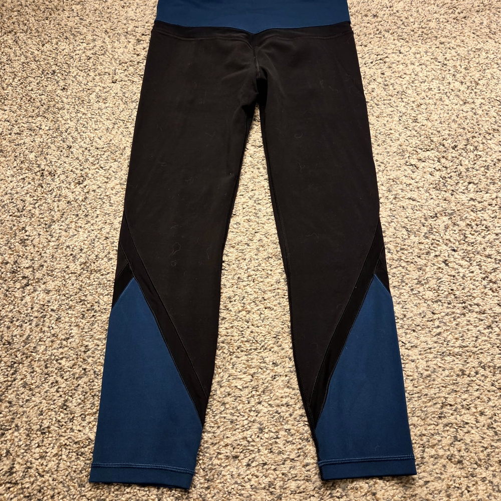 Black and Blue Leggings